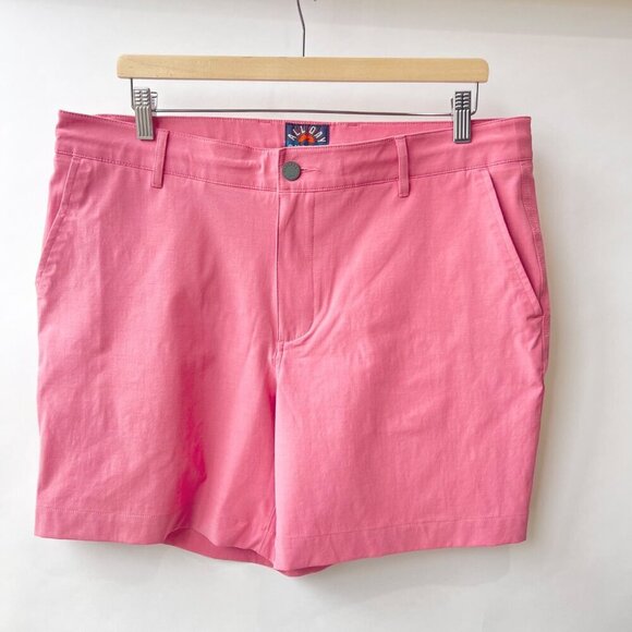 Faherty Men All day shorts , pink, Size 35 B168 - Picture 4 of 12